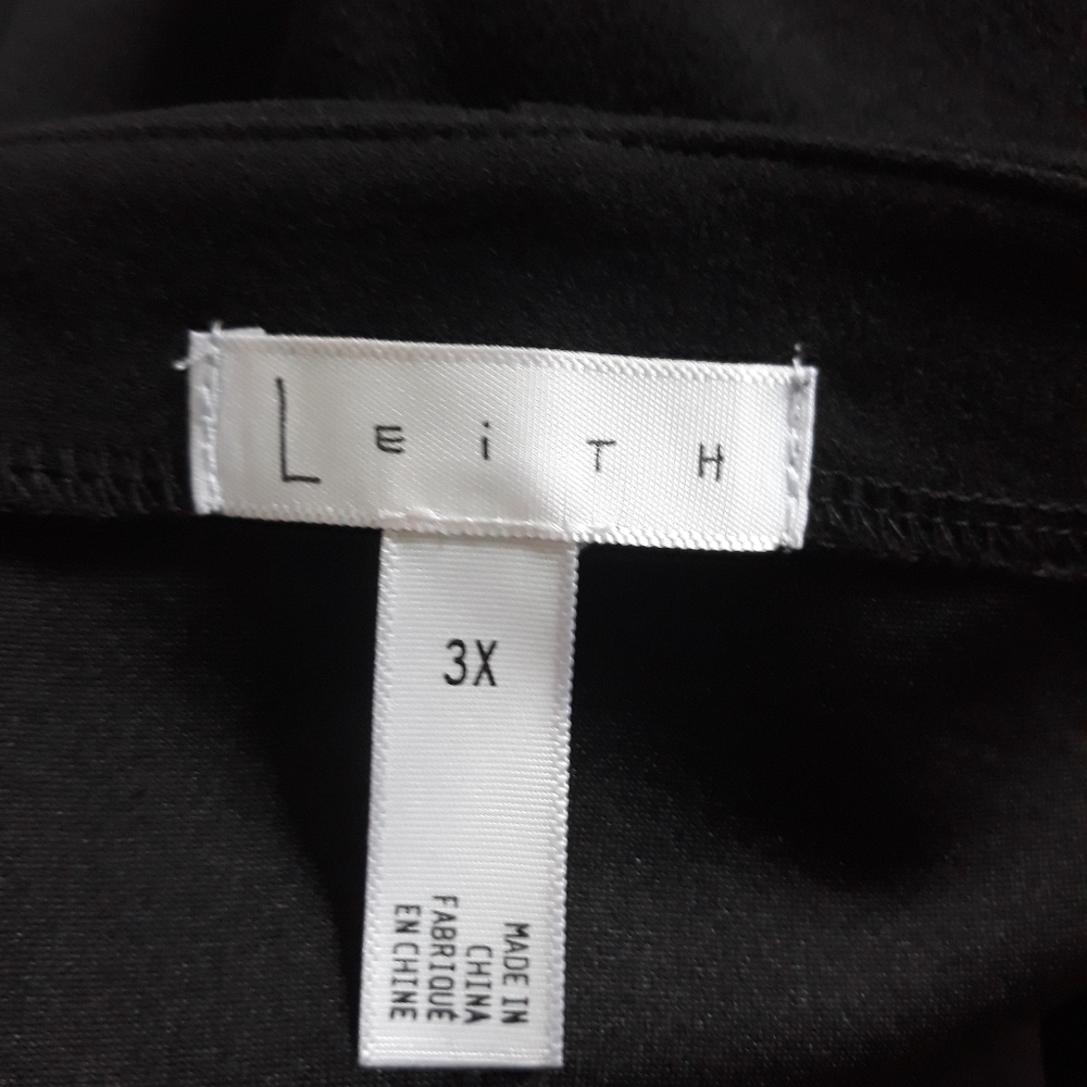 Leith Sleeveless Square Neck Strap Dress Plus Size 3X LBD! - Picture 3 of 16